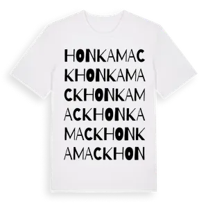 Honkamack ordlek t-shirt – ekologisk bomull t-shirt från Pinshirt