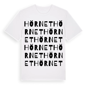Hörnet ordlek t-shirt – ekologisk bomull t-shirt från PinShirt