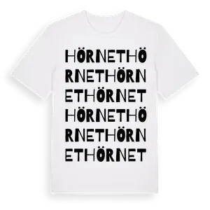 Hörnet ordlek t-shirt – ekologisk bomull t-shirt från Pinshirt