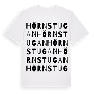 Hörnstugan ordlek t-shirt – ekologisk bomull t-shirt från PinShirt