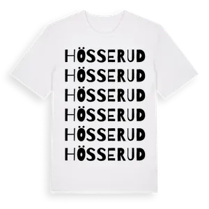 Hösserud ordlek t-shirt – ekologisk bomull t-shirt från Pinshirt