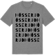 Mid Heather Gray t-shirt med Hösserud ordlek t-shirt