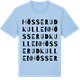 Blue Soul t-shirt med Hösserudkullen ordlek t-shirt