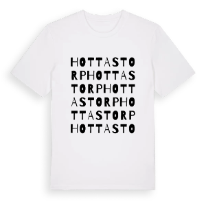 Hottastorp ordlek t-shirt – ekologisk bomull t-shirt från PinShirt