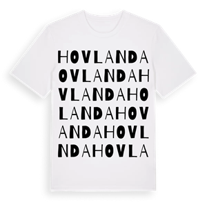 Hovlanda ordlek t-shirt – ekologisk bomull t-shirt från Pinshirt
