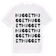 Hugget ordlek t-shirt
