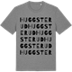 Mid Heather Gray t-shirt med Huggsterud ordlek t-shirt