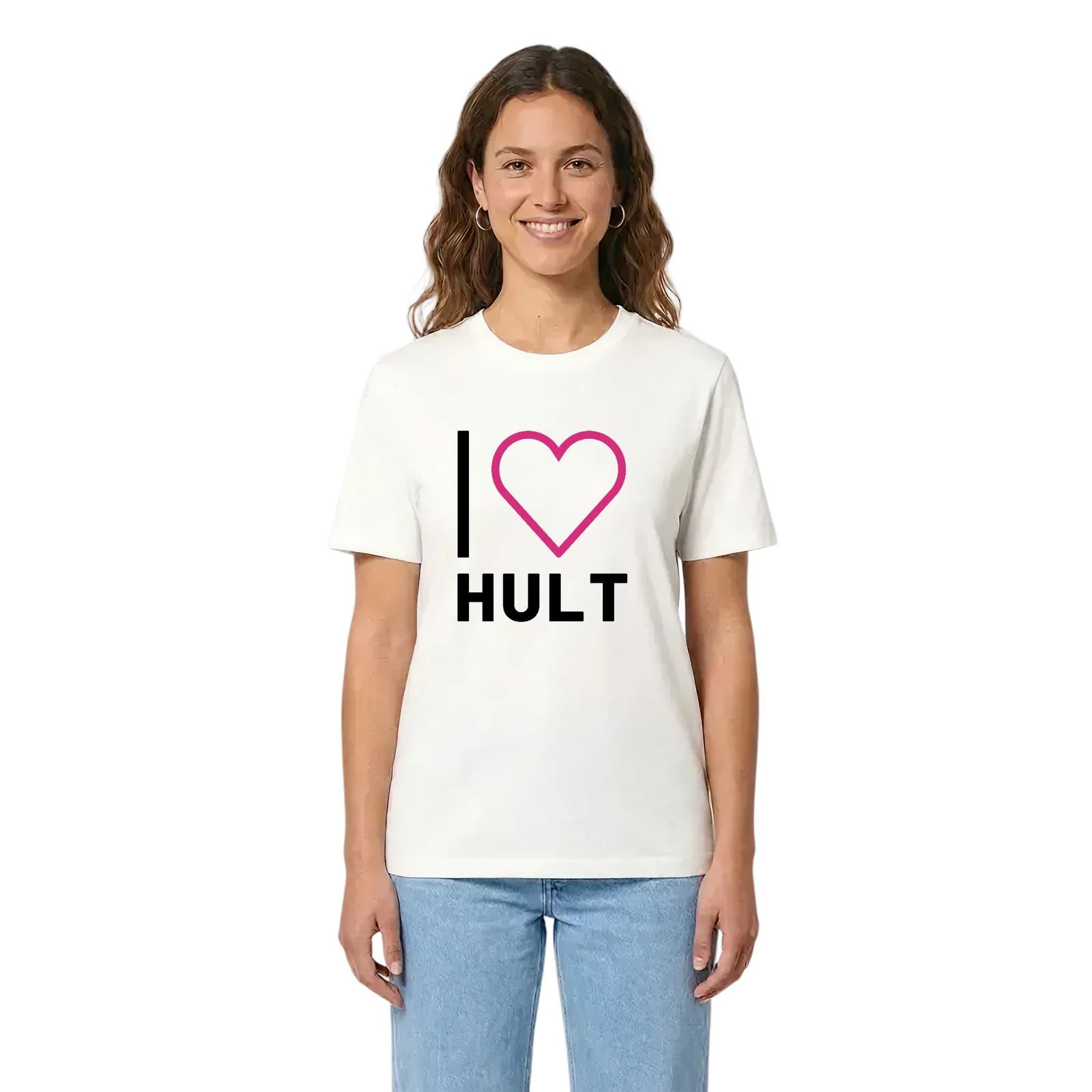 Jag älskar Hult t-shirt stort tryck – White, i miljö