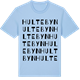 Blue Soul t-shirt med Hultebyn ordlek t-shirt