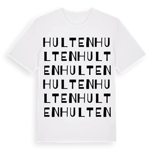 Hulten ordlek t-shirt – ekologisk bomull t-shirt från PinShirt