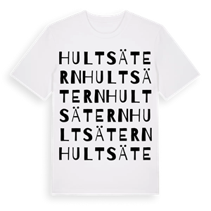 Hultsätern ordlek t-shirt – ekologisk bomull t-shirt från Pinshirt