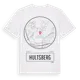 White t-shirt med Hultsberg t-shirt