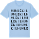 Blue Soul t-shirt med Humlekil ordlek t-shirt