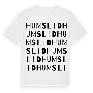 Humslid ordlek t-shirt – ekologisk bomull t-shirt från PinShirt