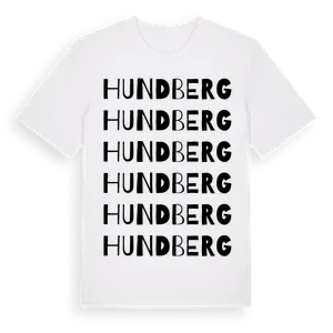 Hundberg ordlek t-shirt – ekologisk bomull t-shirt från Pinshirt