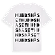 Hundsnäset ordlek t-shirt