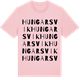 Pink Cotton t-shirt med Hungarsvik ordlek t-shirt