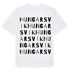 Hungarsvik ordlek t-shirt – ekologisk bomull t-shirt från PinShirt