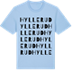 Blue Soul t-shirt med Hyllerud ordlek t-shirt