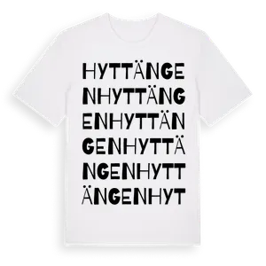 Hyttängen ordlek t-shirt – ekologisk bomull t-shirt från Pinshirt