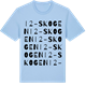 Blue Soul t-shirt med I2-skogen ordlek t-shirt