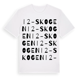 I2-skogen ordlek t-shirt – ekologisk bomull t-shirt från PinShirt