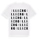 Illberg ordlek t-shirt