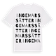 Ingemarssätter ordlek t-shirt