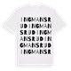 White t-shirt med Ingmansrud ordlek t-shirt