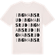 Vintage White t-shirt med Ingmansrud ordlek t-shirt