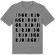 Mid Heather Gray t-shirt med Ingrirud ordlek t-shirt