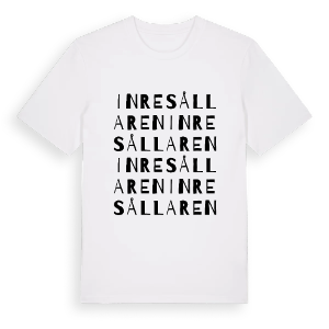Inre Sållaren ordlek t-shirt – ekologisk bomull t-shirt från PinShirt