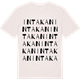 Vintage White t-shirt med Intakan ordlek t-shirt