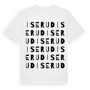 Iserud ordlek t-shirt – ekologisk bomull t-shirt från Pinshirt