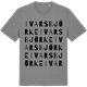 Mid Heather Gray t-shirt med Ivarsbjörke ordlek t-shirt