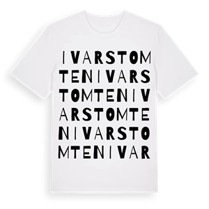 Ivarstomten ordlek t-shirt – ekologisk bomull t-shirt från Pinshirt