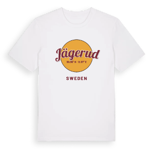 Jägerud cirkel t-shirt – ekologisk bomull t-shirt från PinShirt