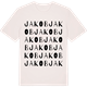 Vintage White t-shirt med Jakob ordlek t-shirt