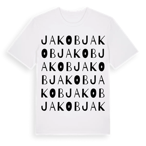 Jakob ordlek t-shirt – ekologisk bomull t-shirt från PinShirt