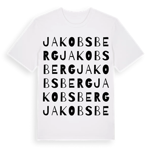 Jakobsberg ordlek t-shirt – ekologisk bomull t-shirt från PinShirt