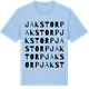Blue Soul t-shirt med Jakstorp ordlek t-shirt