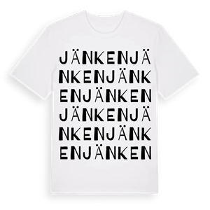 Jänken ordlek t-shirt – ekologisk bomull t-shirt från PinShirt
