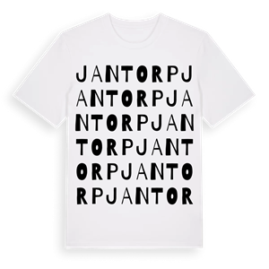 Jantorp ordlek t-shirt – ekologisk bomull t-shirt från PinShirt