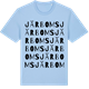 Blue Soul t-shirt med Järboms ordlek t-shirt