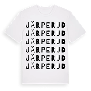 Järperud ordlek t-shirt – ekologisk bomull t-shirt från PinShirt