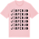 Pink Cotton t-shirt med Järperud ordlek t-shirt
