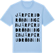 Blue Soul t-shirt med Järperudrönningen ordlek t-shirt
