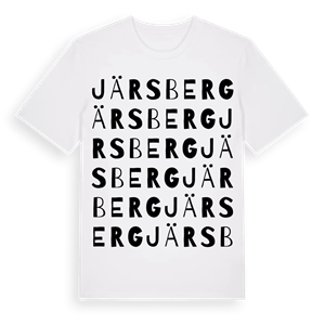 Järsberg ordlek t-shirt – ekologisk bomull t-shirt från PinShirt