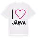 White t-shirt med Jag älskar Järva t-shirt stort tryck