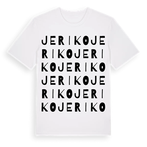 Jeriko ordlek t-shirt – ekologisk bomull t-shirt från PinShirt